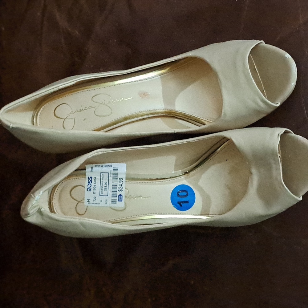 Jessica Simpson Nude high heels